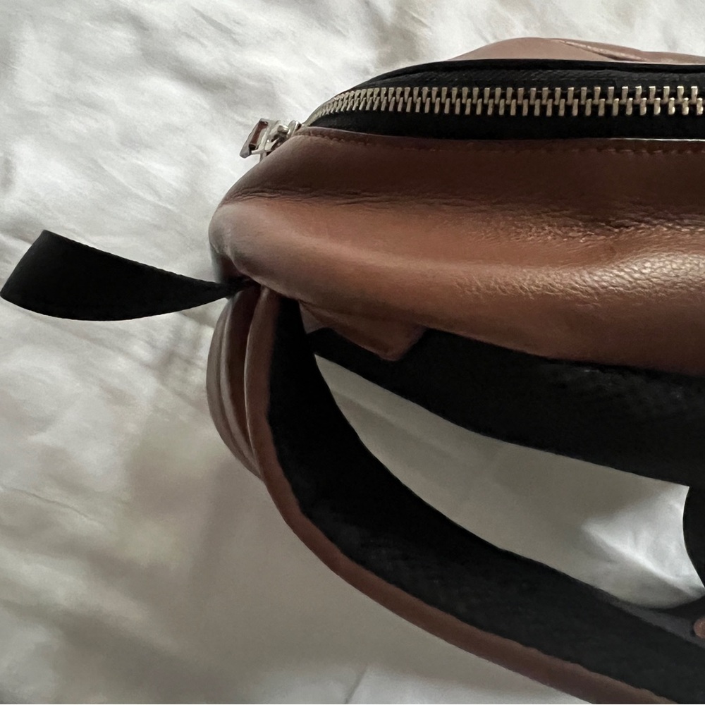 COACH Charles Brown leather Slim Backpack - Picture 3 of 13
